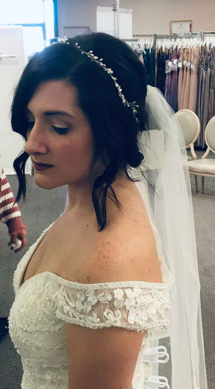 My dress came in! And mom got to see it for the first time! - 2