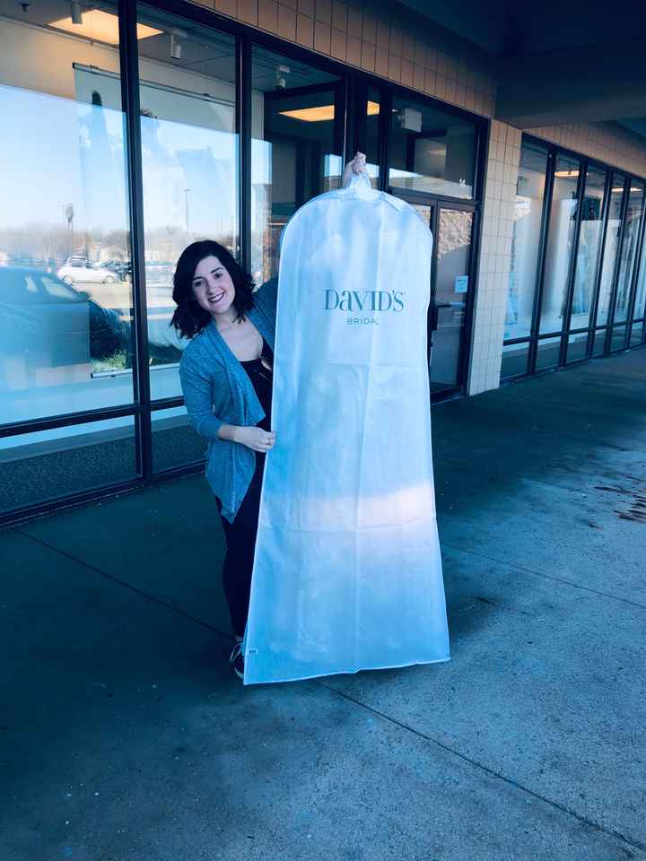 My dress came in! And mom got to see it for the first time! - 4