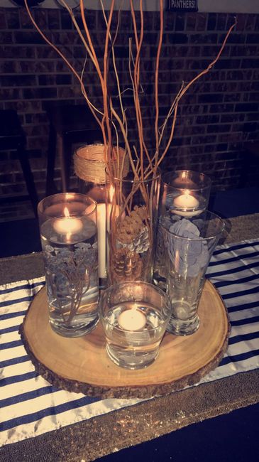 Floating candle centerpieces 5