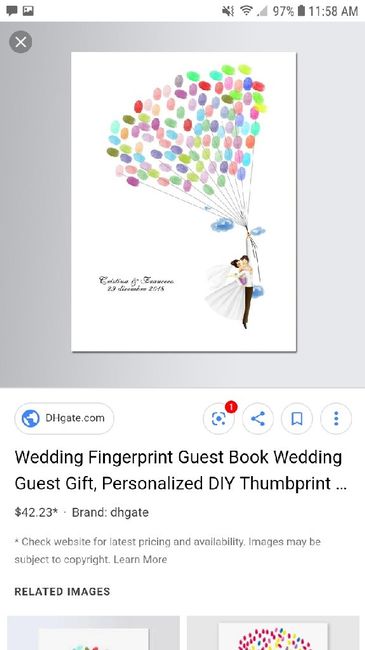 Non traditional guest book? 5