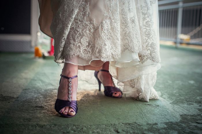 Shoes! Shoes! Shoes! (I only wore these for the ceremony and pictures. My feet hated them.)