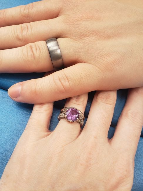 For those of you with solitaire cut stones, what style of wedding band do you have?! 13