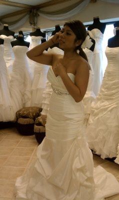Show off your dress's ladies.