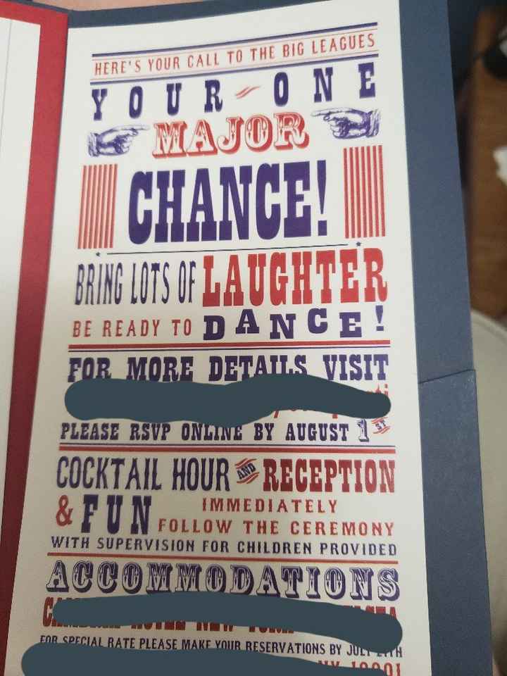 Invites came in!! - 3