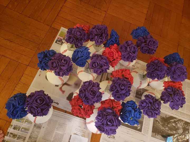 Centerpieces done! - 2