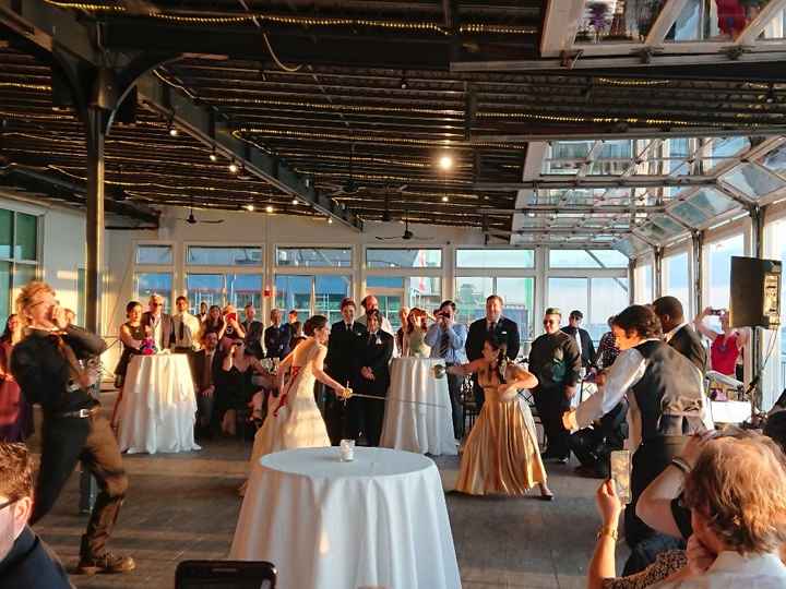 I cannot tell you how much fun it is get married and do theatre in the same day