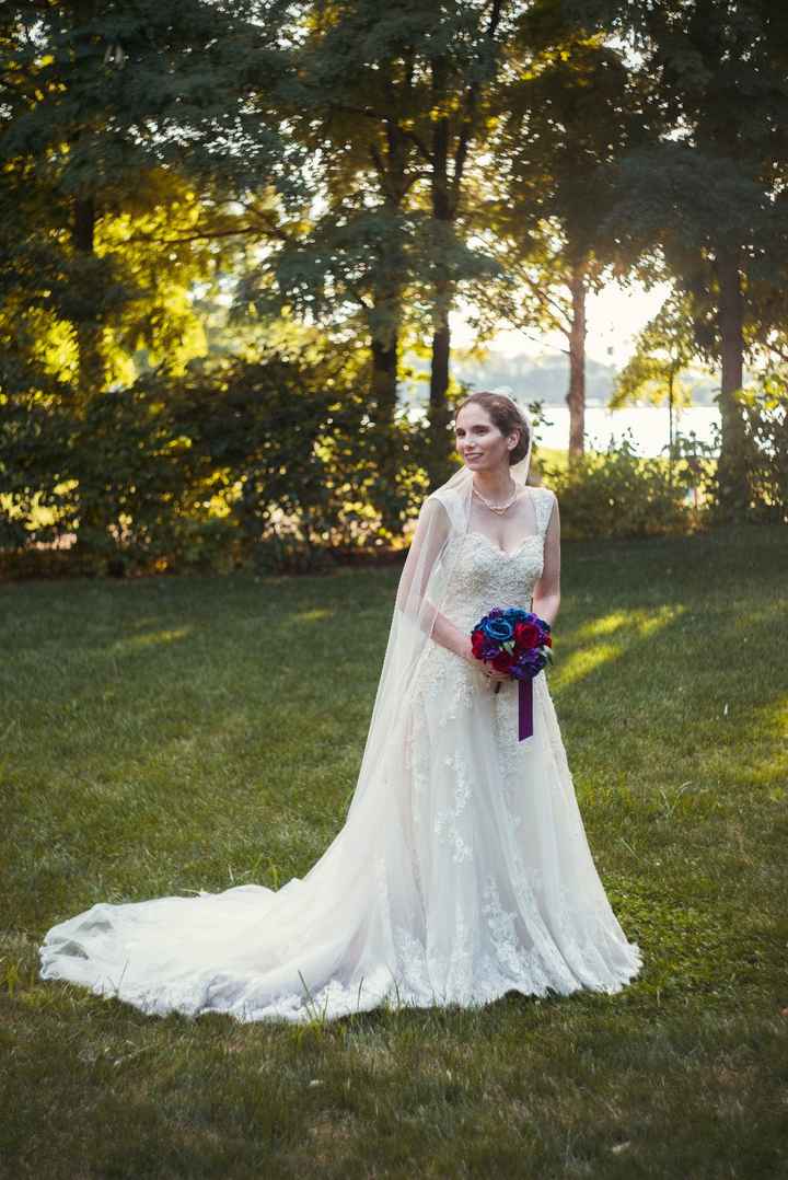 I feel like a bridal magazine model, here.
