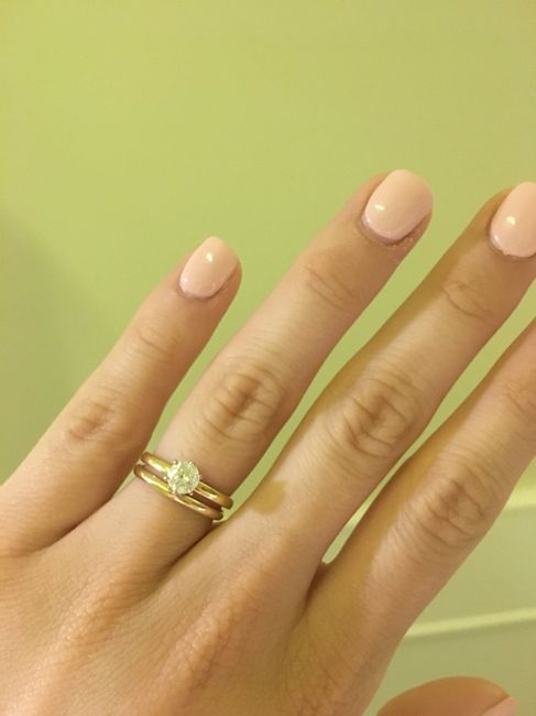 i got my wedding band! Show me your beautiful rings! 10