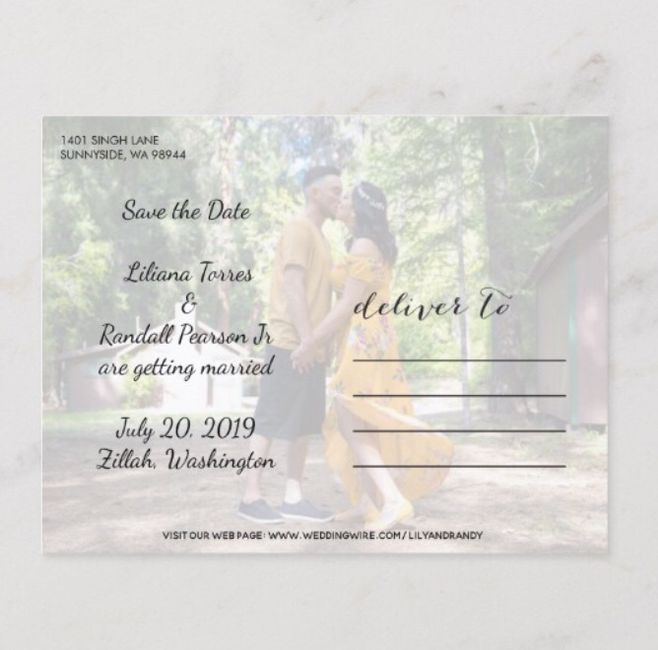 Save the date postcards or cards 2