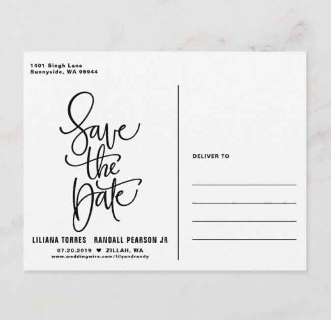Save the date postcards or cards - 2