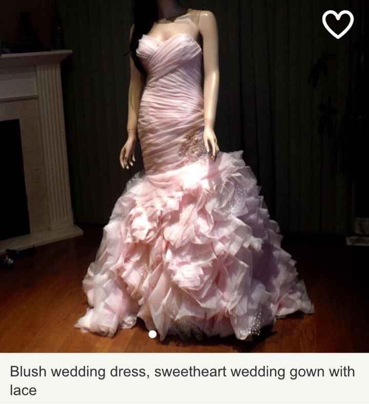 Blush wedding dress!?