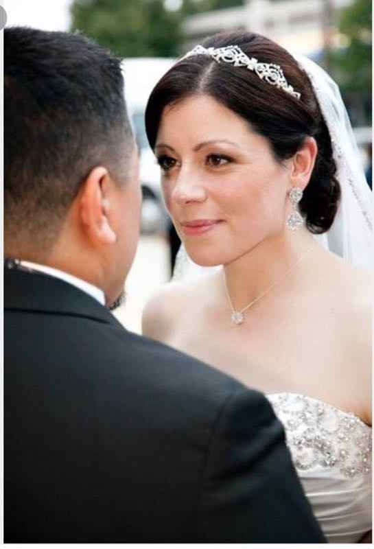 Hair style not "bridal" enough?