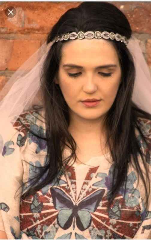 Hair style not "bridal" enough?