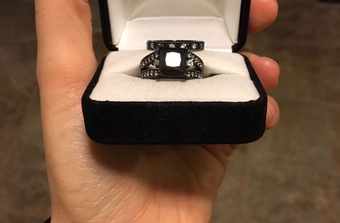 Joy to the world the rings are here! Yay!