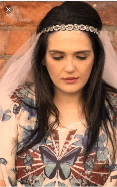 Hair style not "bridal" enough?
