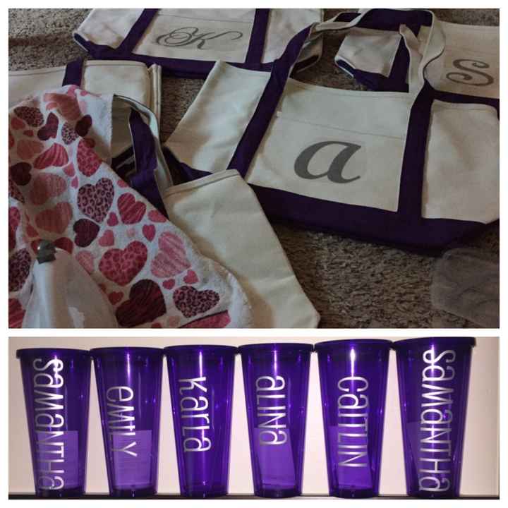 Bridesmaid tote, am I overdoing it?