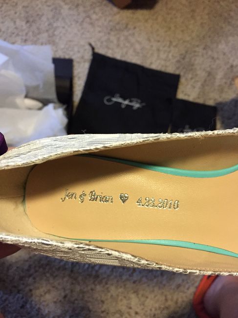 I got my custom wedding shoes! (pics)