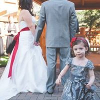 Show me your corset back with sash/belt!