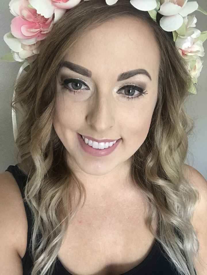 Make-up and hair trial