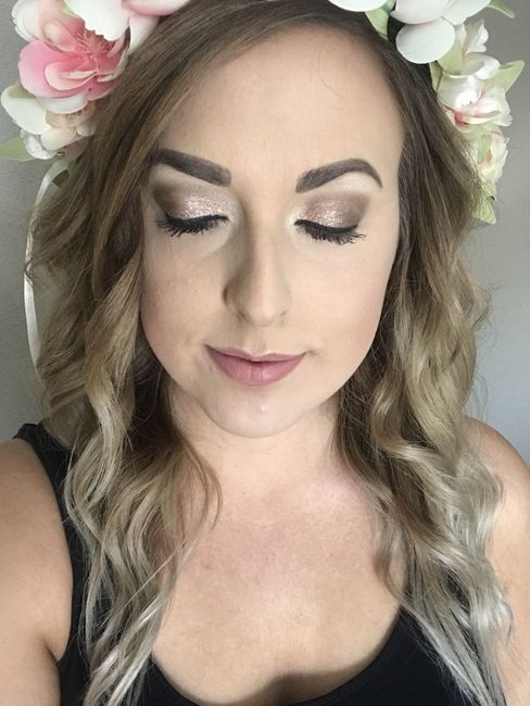 Make-up and hair trial