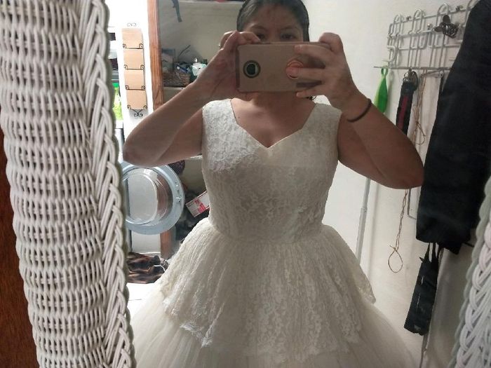 My heirloom dress saga continues - 1