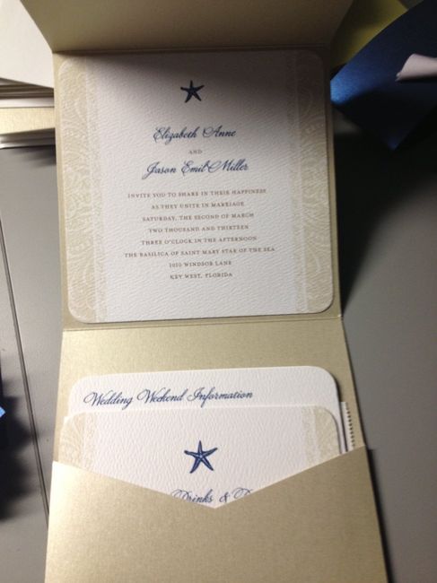Invitations for Beach Wedding