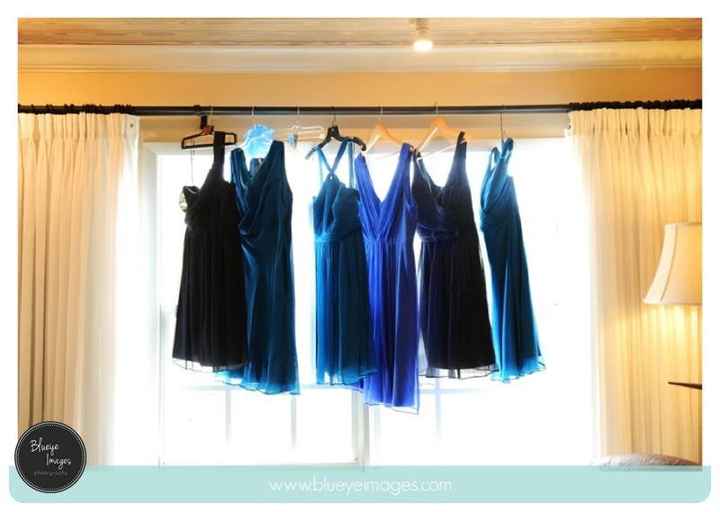 Who decides on bridesmaids dresses?