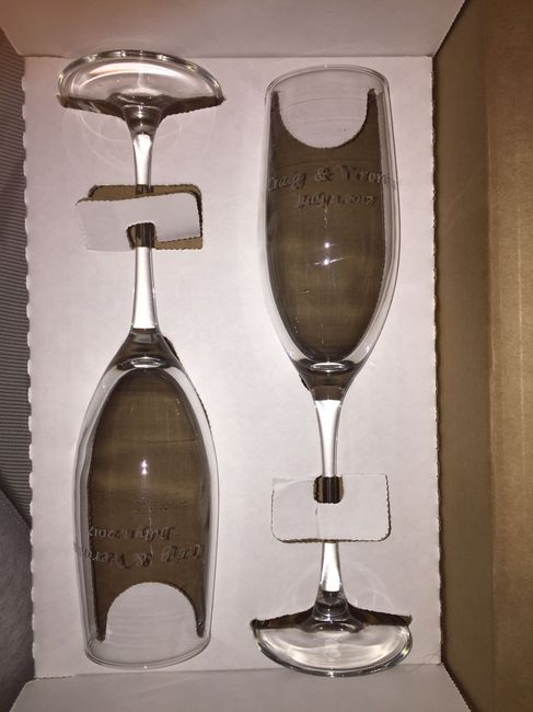 Let's see everyone's champagne flutes!