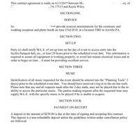 Update! Need advice on DJ contract