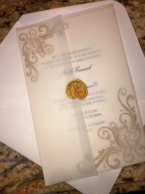Pre-made Wax seals - 1