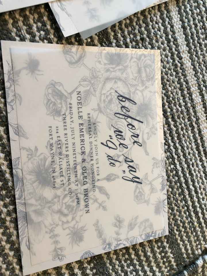 Diy welcome/rehearsal dinner - 1