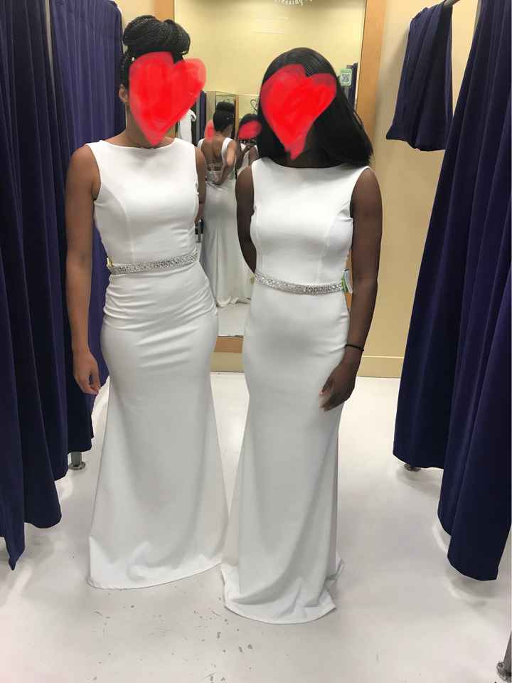 White Bridesmaids Dresses: In or Out? - 1