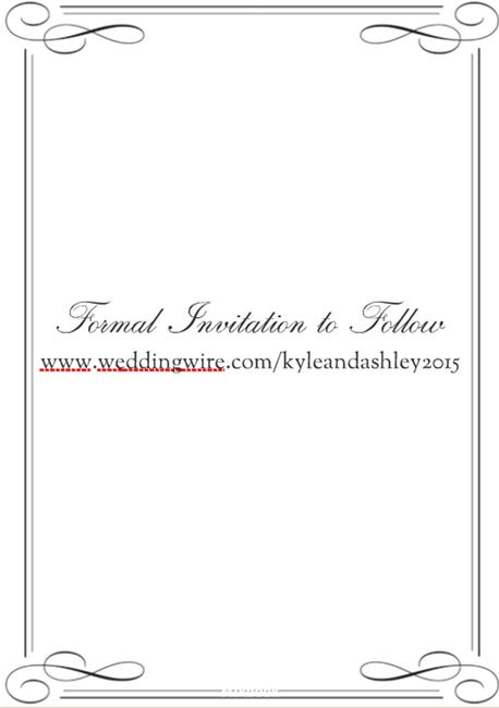 Save the Dates **PICS**