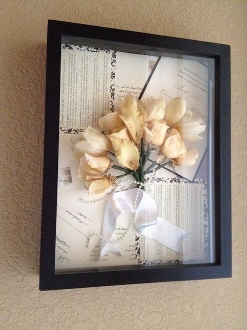 Trash your wedding flowers?