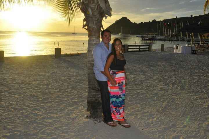 Photo shoot at Sandals