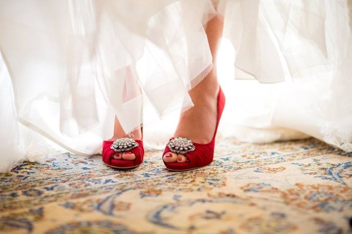 Shoes?  what color are you wearing?