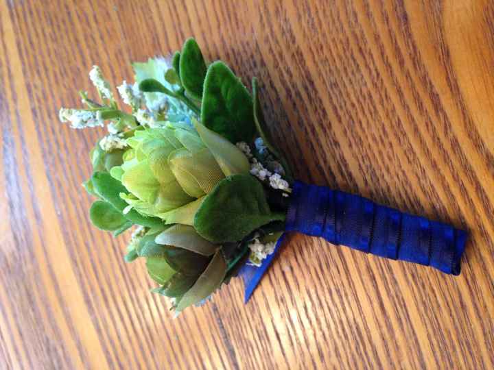 My DIY Boutonnieres... Opinions Please!!! (pics)