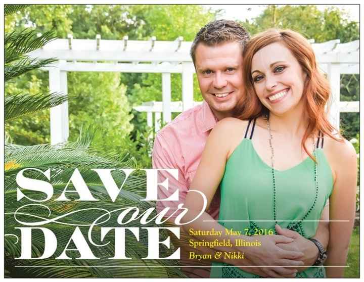 2 different save the dates?