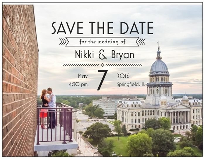 2 different save the dates?