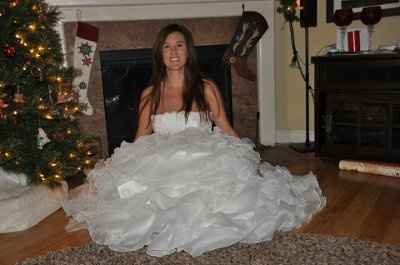 Finally posting pics of my dress - From Once Wed (used)
