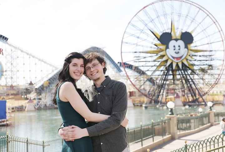 Disneyland Engagement Photos - 1