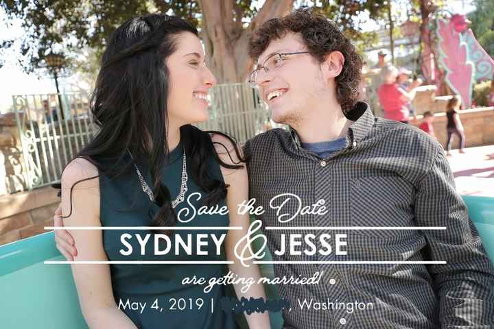 Our Save The Dates arrived! - 2