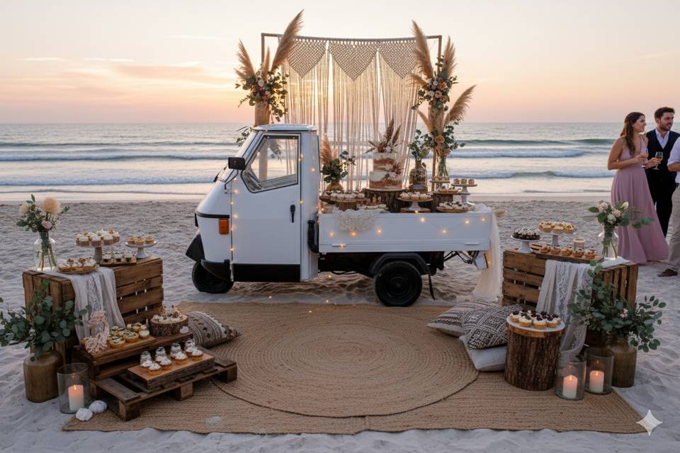 Beach Wedding setup
