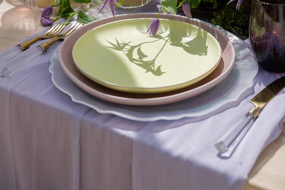 Spring tablescape
