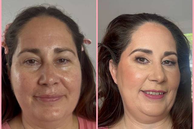 Makeup on mature skin