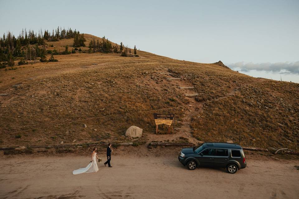 Mountain wedding