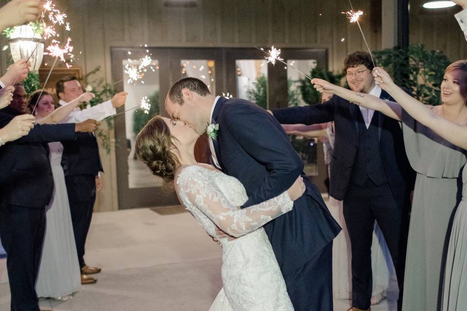 Sparkler Send-offs Encouraged!