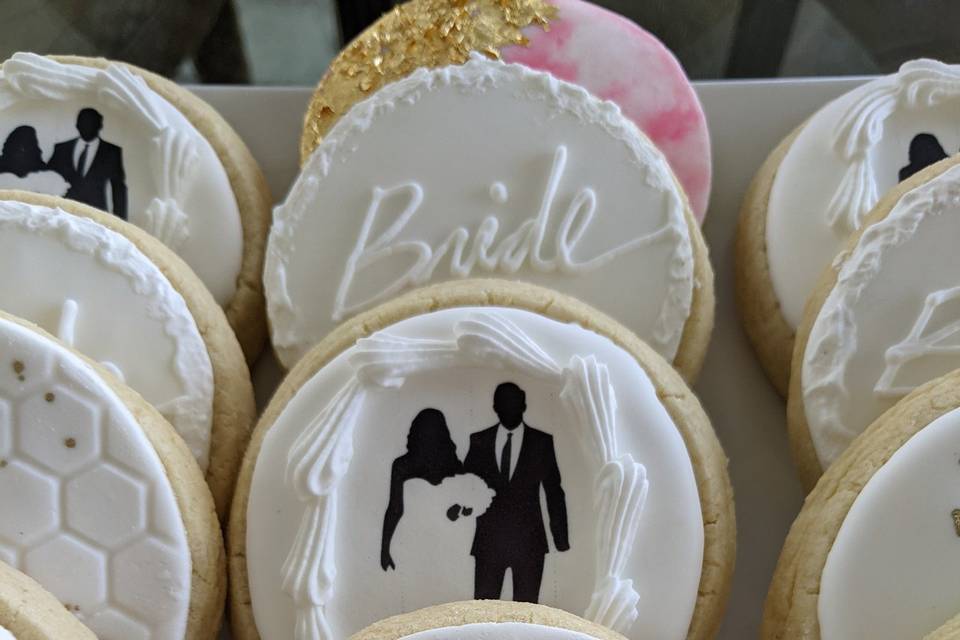 Bride and Groom Edible Image