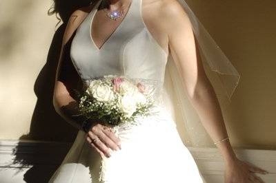 Drama lurks in every corner and in between the shadows and light. This bride knew that and you can see it in her eyes.