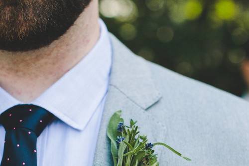 Natural Herb Boutonniere